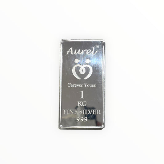 Aurel 1 KG Silver Bar With 999 Purity